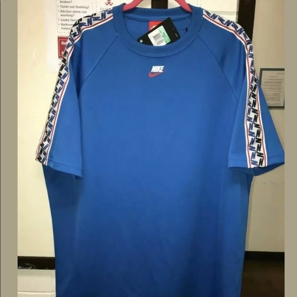 NikeSportswear NSW ShortSleeve Blue Men's Sz L - Picture 1 of 2